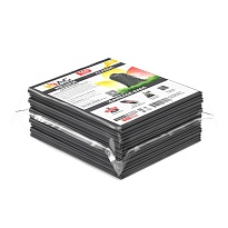 Мешки для мусора 160 л, серые, в пачке 10 шт., ПВД, 40 мкм, 900х1100 мм, i-Bag в Архангельске