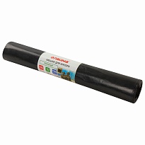 Мешки для мусора 240 л, черные, в рулоне 10 шт., ПВД 50 мкм, 1400х900 мм, LAIMA, 605337 в Архангельске