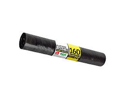 Мешки для мусора 160 л, черные, в рулоне 25 шт., ПВД, 40 мкм, 1100х800 мм, GRIFON, 101-030 в Архангельске
