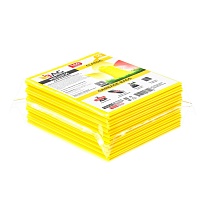 Мешки для мусора 160 л, желтые, в пачке 10 шт., ПВД, 40 мкм, 900х1100 мм, i-Bag в Архангельске