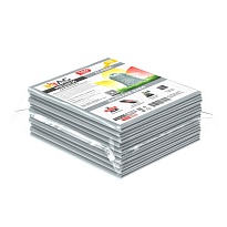 Мешки для мусора 160 л, светло-серые, в пачке 10 шт., ПВД, 40 мкм, 900х1100 мм, i-Bag в Архангельске
